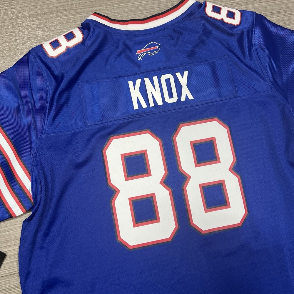 Buffalo Bills Dawson Knox NFL Pro Authentic Blue Home Game NWT Jersey Women's XL